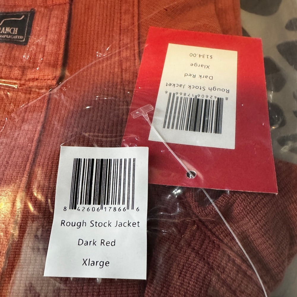 Kimes Ranch Rough Stock Jacket Mens XL Rust Chor Barn Landman Cowboy Western NEW - Picture 3 of 13